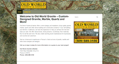 Desktop Screenshot of oldworldgranite.com