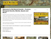 Tablet Screenshot of oldworldgranite.com
